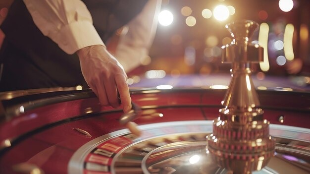 Live Baccarat studio on fufuslot alternatif with dealer, cards, and multi-camera setup